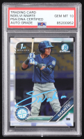 Noelvi Marte Signed 2019 Bowman Chrome Prospects #BCP97 RC (PSA | Auto 10) at PristineAuction.com
