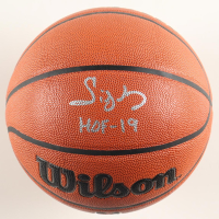 Sidney Moncrief Signed NBA Basketball Inscribed "HOF 19" (Schwartz) at PristineAuction.com