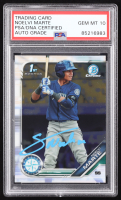Noelvi Marte Signed 2019 Bowman Chrome Prospects #BCP97 RC (PSA | Auto 10) at PristineAuction.com
