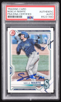 Noelvi Marte Signed 2021 Bowman Draft #BD147 RC (PSA) at PristineAuction.com