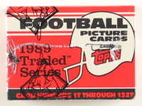 1989 Topps Football "Traded" Series Box With (132) Cards (BBCE) at PristineAuction.com