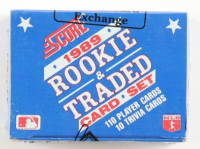 1989 Score Rookie & Traded Set of (110) Cards with #2T Nolan Ryan, #77T Randy Johnson, #100T Ken Griffey Jr. RC, #107T Kenny Rogers RC, #88T Jim Abbott RC (BBCE) at PristineAuction.com