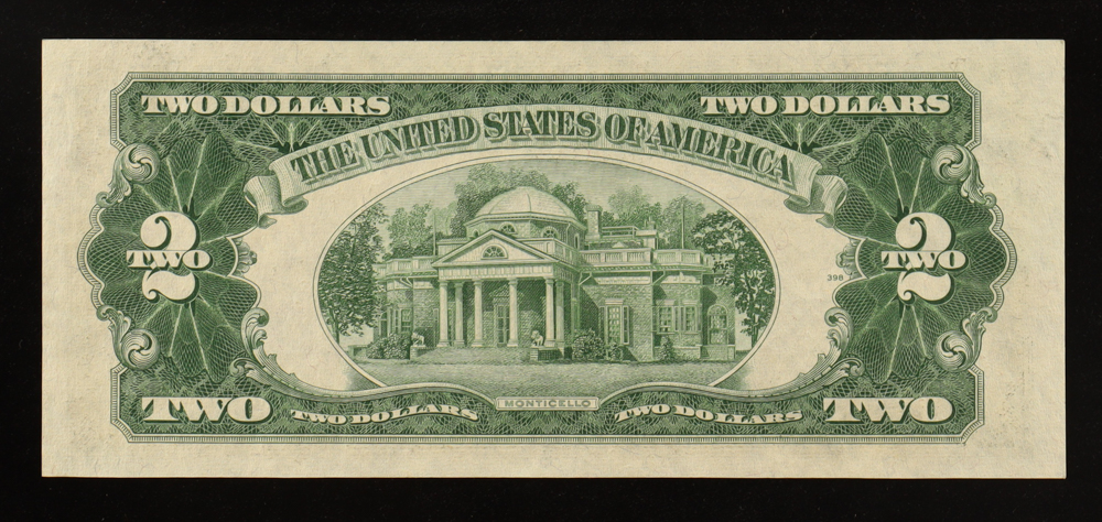 1953 U.S. $2 Legal Tender Note, Red Seal (AA Block) Fr.1509 Signed: Priest / Humphrey at PristineAuction.com 1953 U.S. $2 Legal Tender Note, Red Seal (AA Block) Fr.1509 Signed: Priest / Humphrey at PristineAuction.com