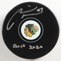 Marian Hossa Signed Blackhawks Logo Hockey Puck Inscribed "HOF 2020" (Schwartz) at PristineAuction.com