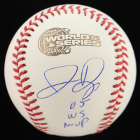 Jermaine Dye Signed 2005 World Series Baseball Inscribed "05 WS MVP" (Schwartz) at PristineAuction.com