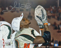 Clinton Portis Signed Miami Hurricanes 8x10 Photo (Fanatics) at PristineAuction.com