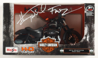 Henry Winkler Signed 2014 Harley Davidson Sportster Iron 883 1:12 Scale Motorcycle Inscribed "Fonz" (Schwartz) at PristineAuction.com