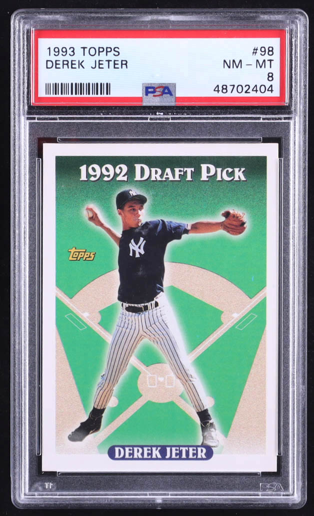 Derek Jeter 1993 Topps #98 RC (PSA 8) at PristineAuction.com Derek Jeter 1993 Topps #98 RC (PSA 8) at PristineAuction.com