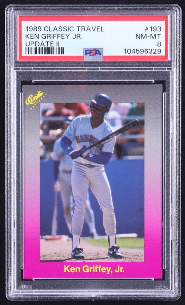 Ken Griffey Jr. 1989 Classic Travel Update II #193 RC (PSA 8) at PristineAuction.com Ken Griffey Jr. 1989 Classic Travel Update II #193 RC (PSA 8) at PristineAuction.com