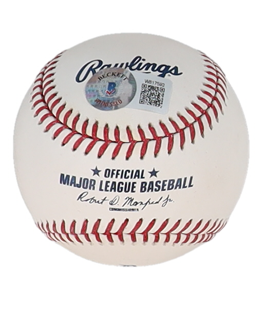 Miguel Cabrera Signed OML Gracias Miggy Logo Baseball (Beckett) at PristineAuction.com Miguel Cabrera Signed OML Gracias Miggy Logo Baseball (Beckett) at PristineAuction.com