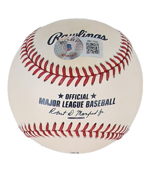 Miguel Cabrera Signed OML Gracias Miggy Logo Baseball (Beckett) at PristineAuction.com Miguel Cabrera Signed OML Gracias Miggy Logo Baseball (Beckett) at PristineAuction.com