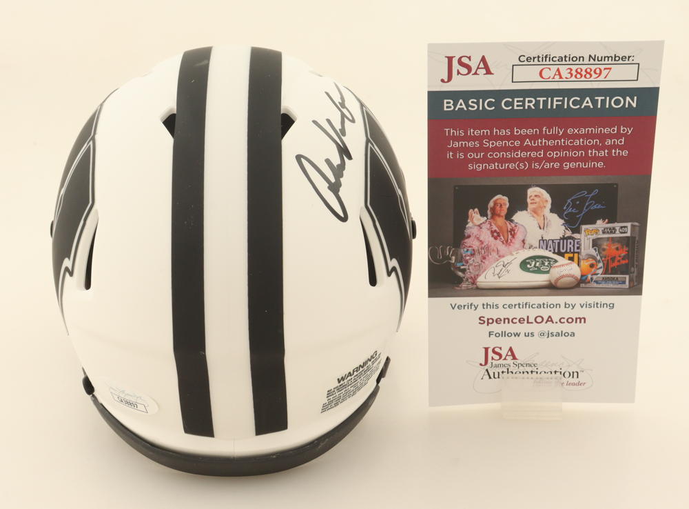 Andrew Van Ginkel Signed Wisconsin Badgers Speed Mini Helmet (JSA) at PristineAuction.com Andrew Van Ginkel Signed Wisconsin Badgers Speed Mini Helmet (JSA) at PristineAuction.com
