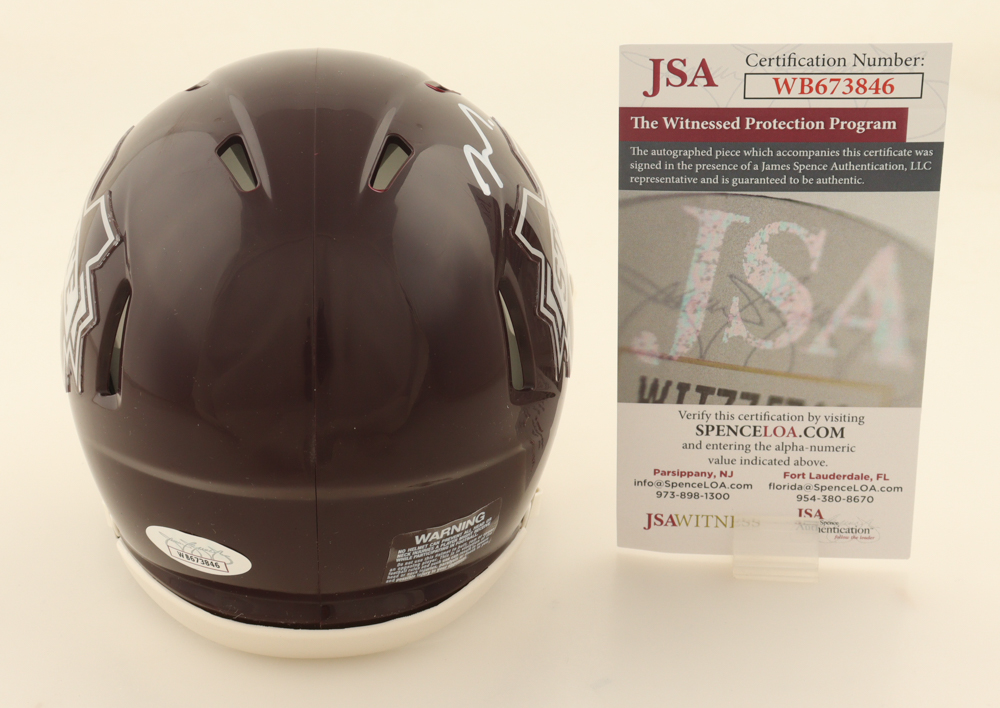 Montez Sweat Signed Mississippi State Bulldogs Speed Mini Helmet (JSA) at PristineAuction.com Montez Sweat Signed Mississippi State Bulldogs Speed Mini Helmet (JSA) at PristineAuction.com