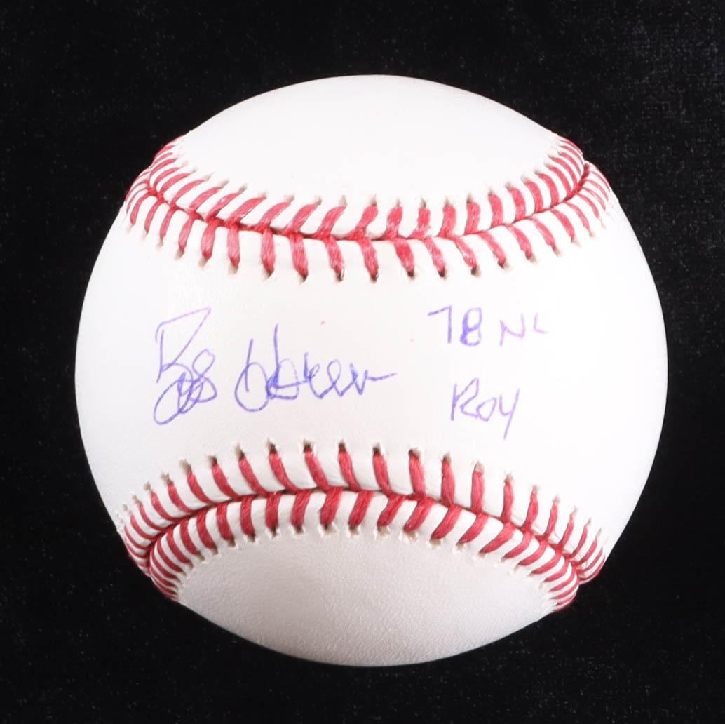 Bob Horner Signed OML Baseball Inscribed "78 NL ROY" (Schwartz) at PristineAuction.com Bob Horner Signed OML Baseball Inscribed "78 NL ROY" (Schwartz) at PristineAuction.com