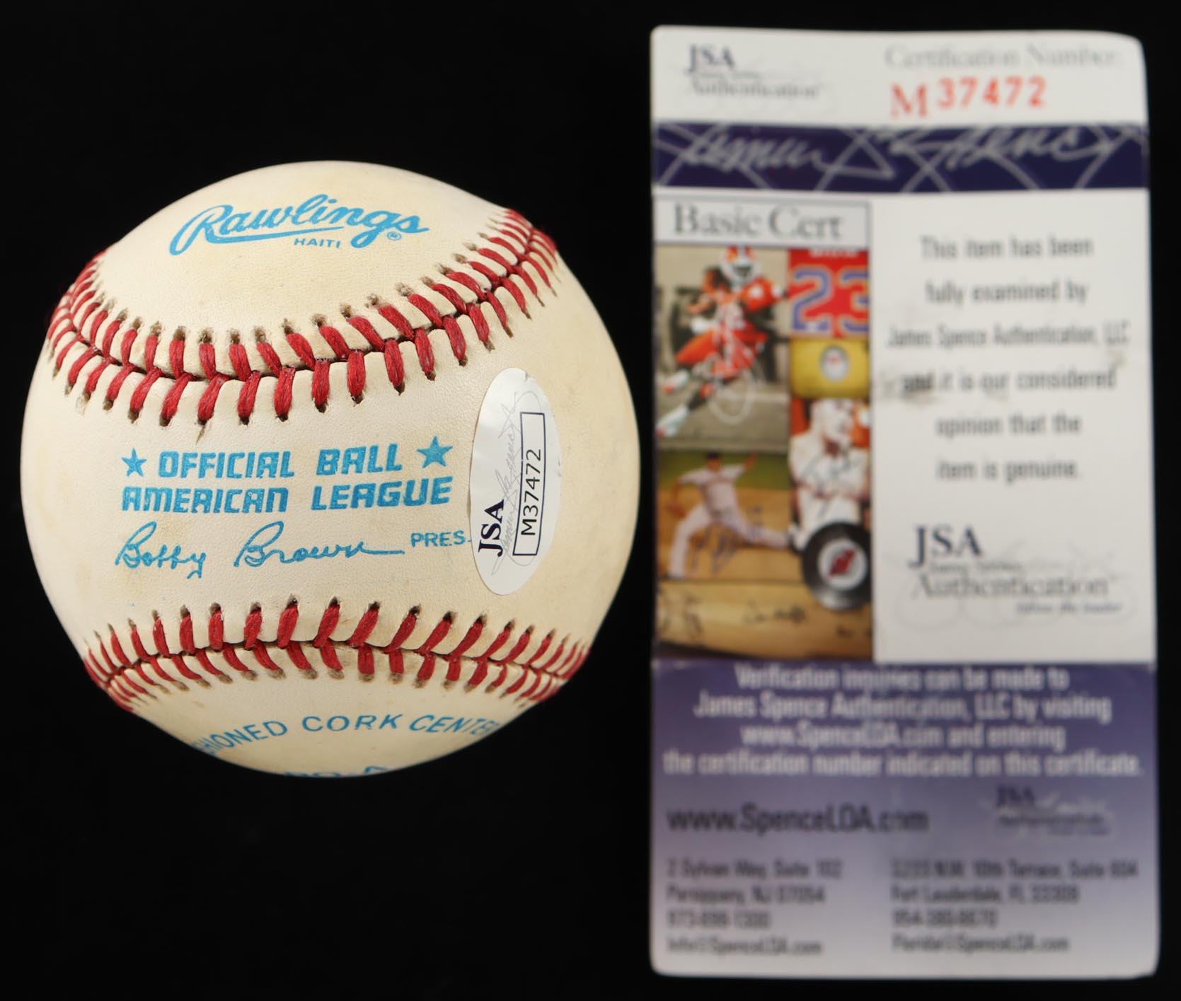 Rick Ferrell Signed OAL Baseball (JSA) at PristineAuction.com Rick Ferrell Signed OAL Baseball (JSA) at PristineAuction.com