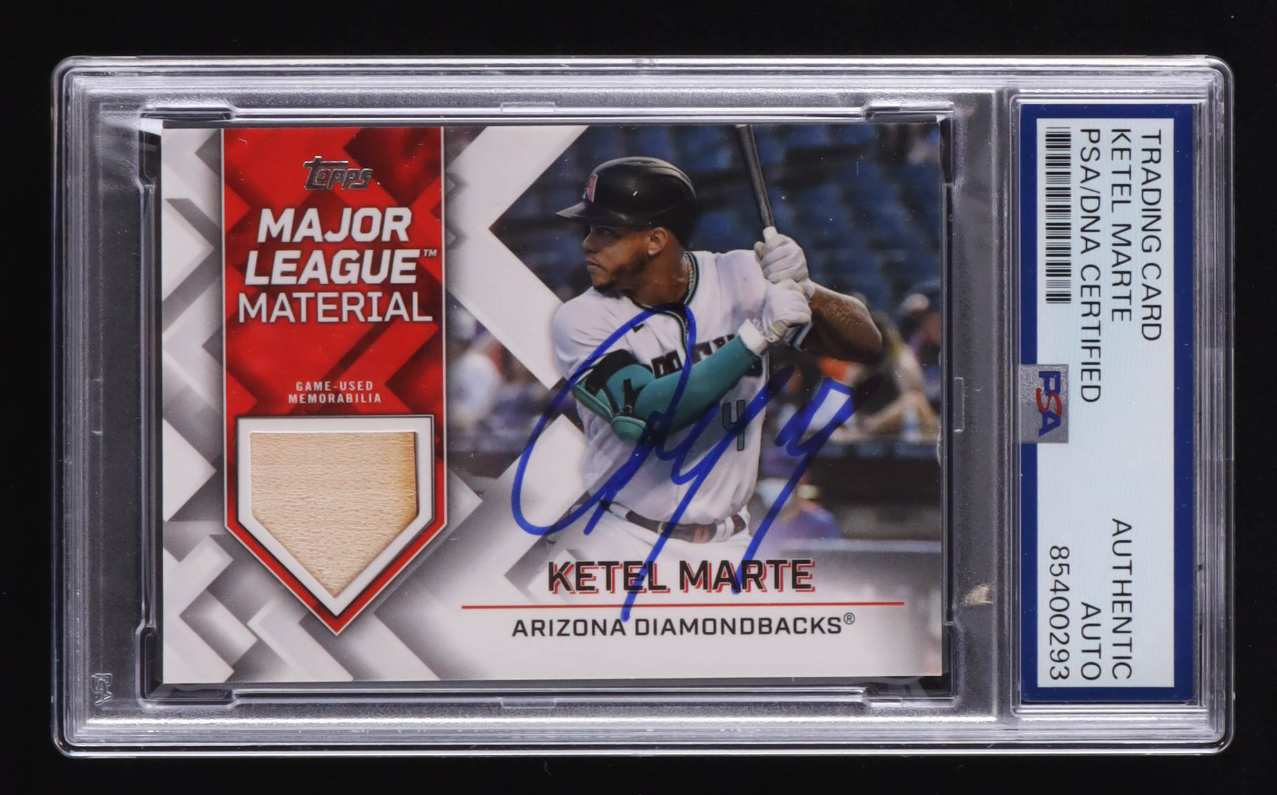 Ketel Marte Signed 2022 Topps Major League Material Relics #MLMKM (PSA) at PristineAuction.com Ketel Marte Signed 2022 Topps Major League Material Relics #MLMKM (PSA) at PristineAuction.com