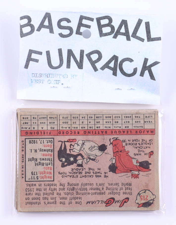 1958 Topps Baseball Card Fun Pack with (10) Cards at PristineAuction.com 1958 Topps Baseball Card Fun Pack with (10) Cards at PristineAuction.com