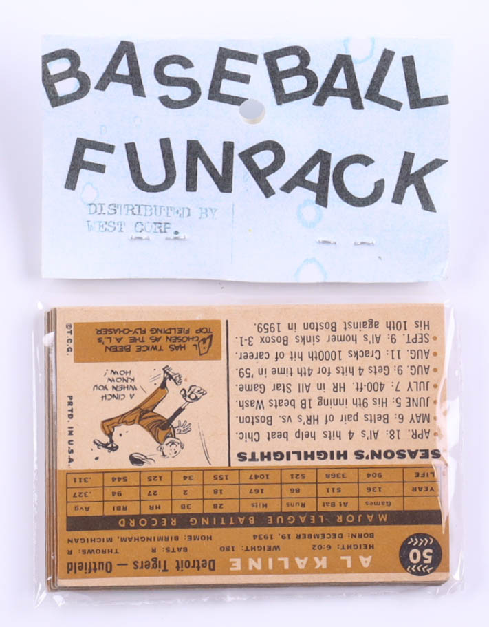 1960 Topps Baseball Card Fun Pack with (10) Cards at PristineAuction.com 1960 Topps Baseball Card Fun Pack with (10) Cards at PristineAuction.com