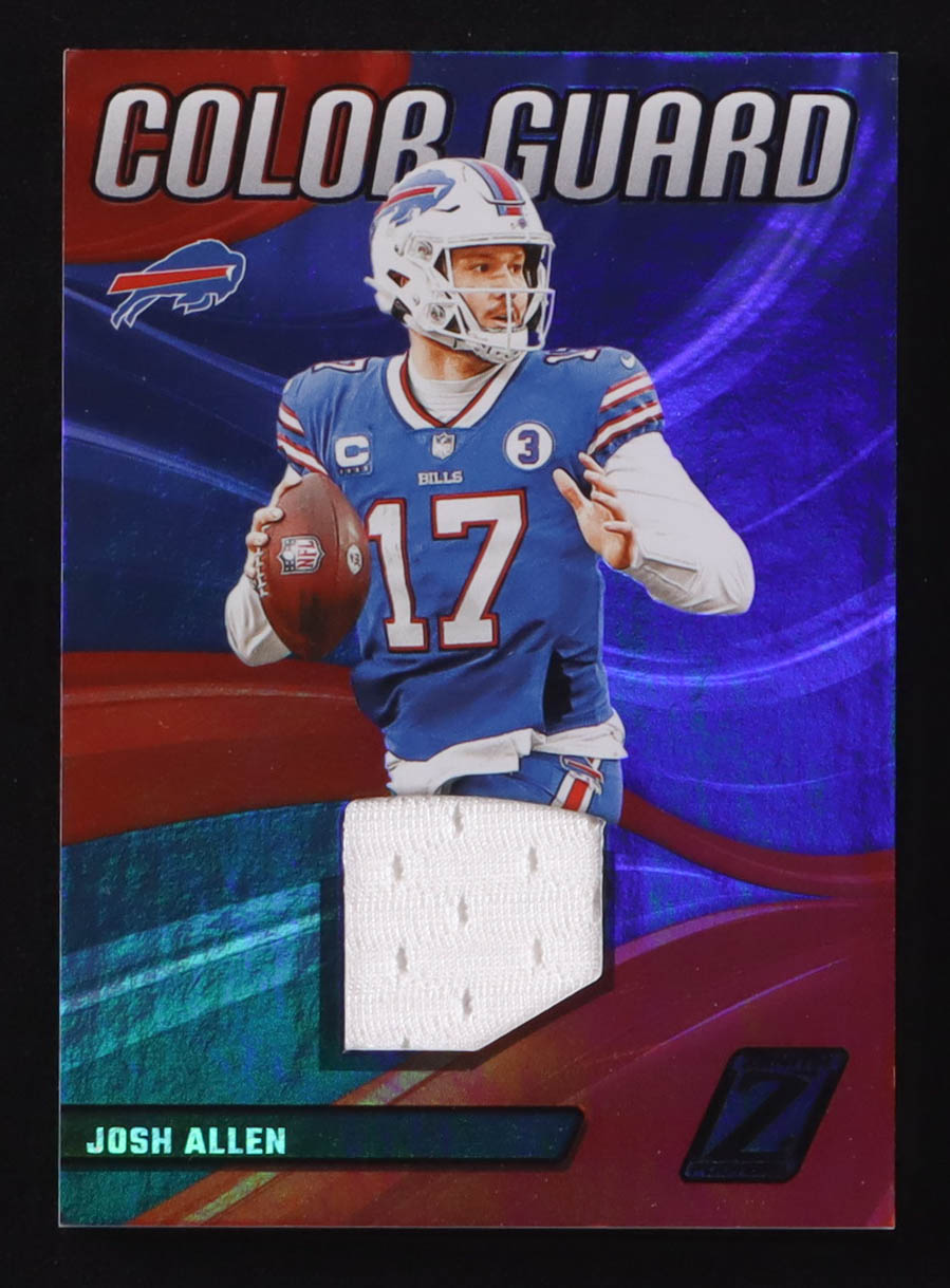 Josh Allen 2023 Zenith Color Guard Jerseys #CG3 at PristineAuction.com Josh Allen 2023 Zenith Color Guard Jerseys #CG3 at PristineAuction.com