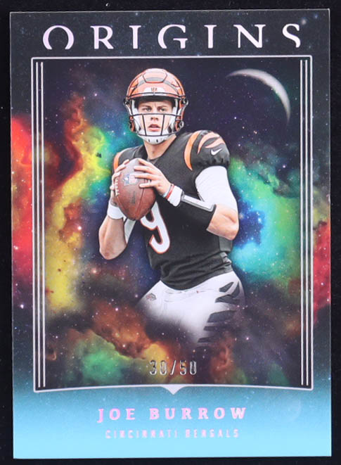 Joe Burrow 2023 Panini Origins Turquoise #16 #30/50 at PristineAuction.com Joe Burrow 2023 Panini Origins Turquoise #16 #30/50 at PristineAuction.com