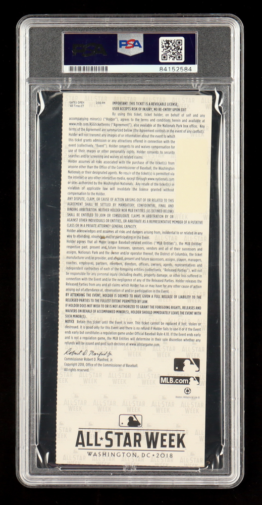 Keibert Ruiz Signed 2018 Original All-Star Sunday Futures Game Ticket (PSA) at PristineAuction.com Keibert Ruiz Signed 2018 Original All-Star Sunday Futures Game Ticket (PSA) at PristineAuction.com