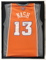 Steve Nash Signed Custom Framed Jersey Display (JSA) at PristineAuction.com