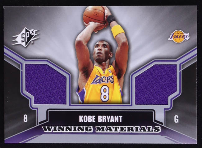Kobe Bryant 2005-06 SPx Winning Materials #KB at PristineAuction.com Kobe Bryant 2005-06 SPx Winning Materials #KB at PristineAuction.com