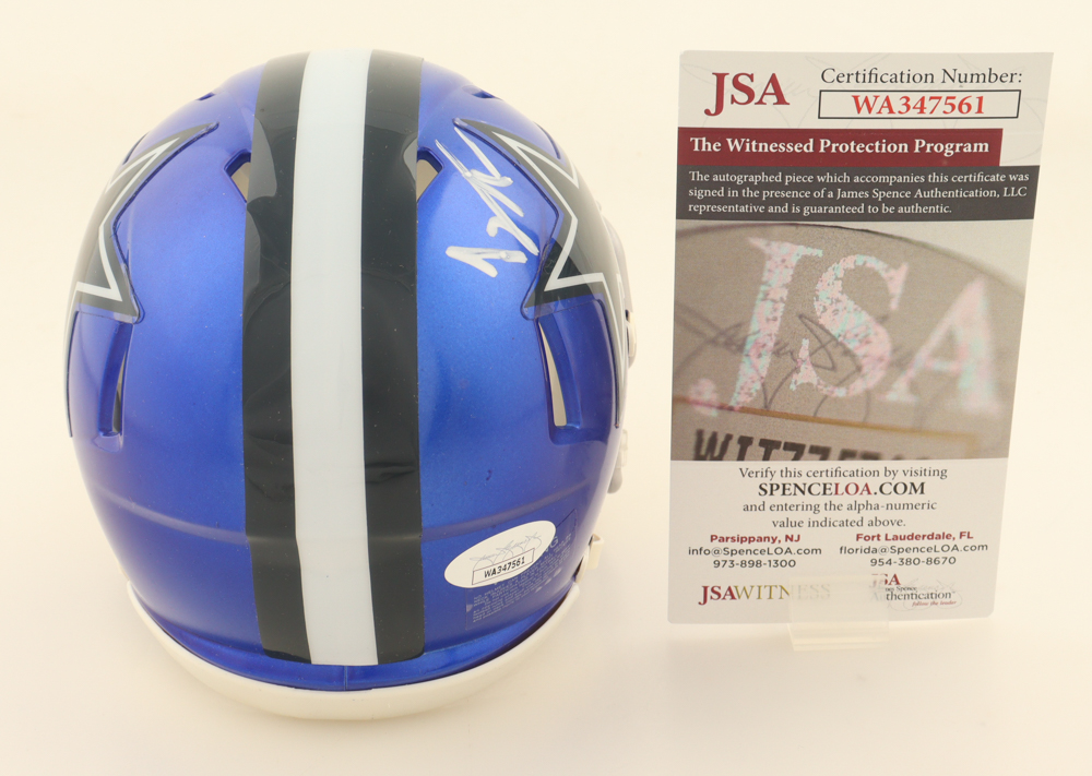 Jayron Kearse Signed Cowboys Flash Alternate Speed Mini Helmet (JSA) at PristineAuction.com Jayron Kearse Signed Cowboys Flash Alternate Speed Mini Helmet (JSA) at PristineAuction.com