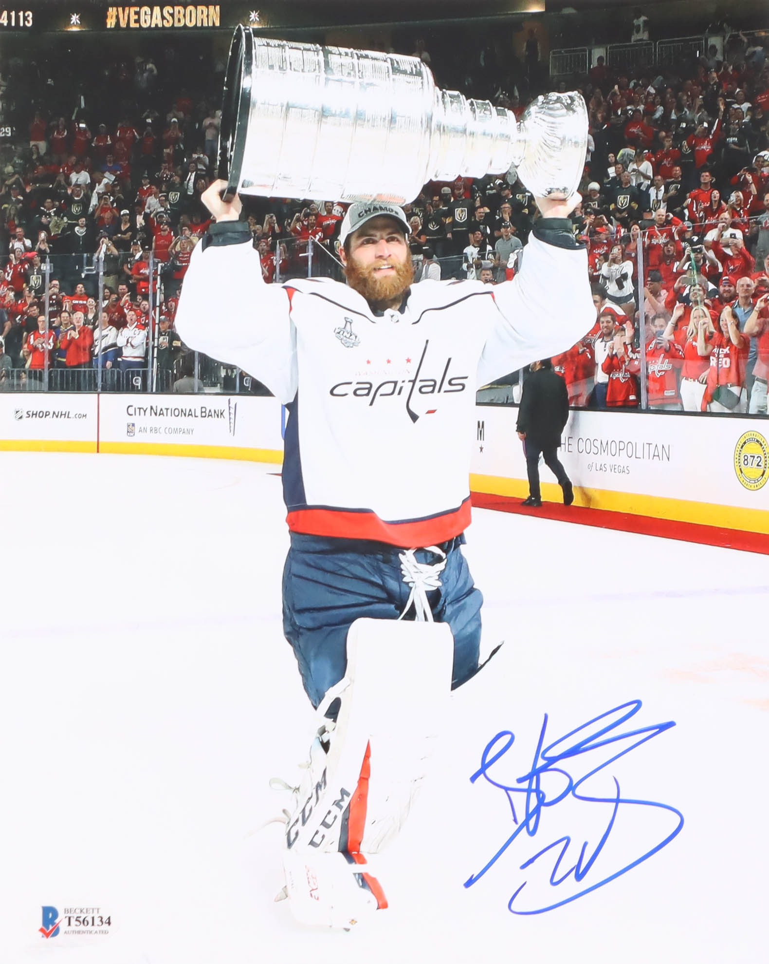 Braden Holtby Signed Stanley Cup 2018 Victory 8x10 Photo (Beckett) at PristineAuction.com Braden Holtby Signed Stanley Cup 2018 Victory 8x10 Photo (Beckett) at PristineAuction.com