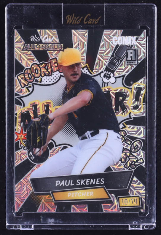 Paul Skenes 2024 Wild Card Alumination Comix Mojo #ACSAPS2 #10/10 RC at PristineAuction.com Paul Skenes 2024 Wild Card Alumination Comix Mojo #ACSAPS2 #10/10 RC at PristineAuction.com