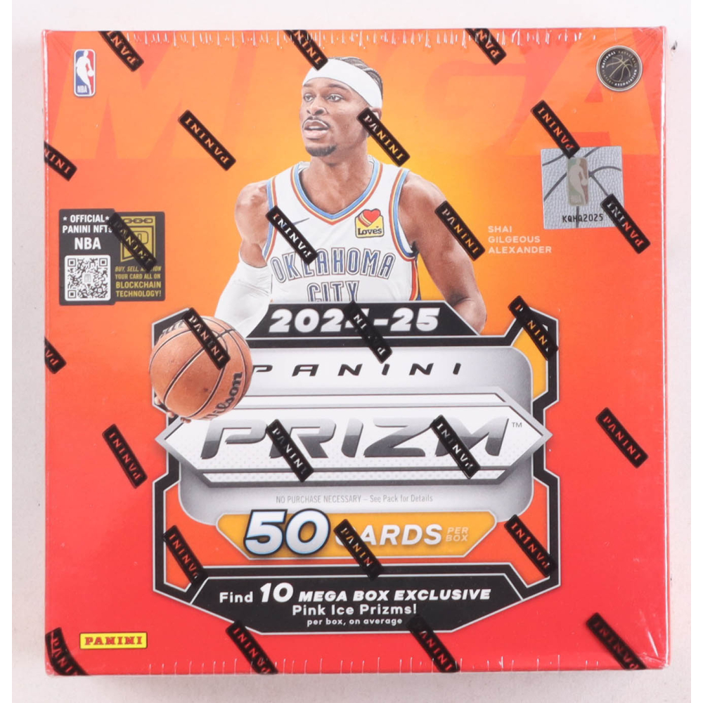 2024-25 Panini Prizm Basketball Mega Box with (50) Cards at PristineAuction.com
