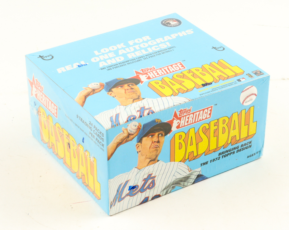 2021 Topps Heritage Baseball Retail Box with (24) Packs at PristineAuction.com 2021 Topps Heritage Baseball Retail Box with (24) Packs at PristineAuction.com