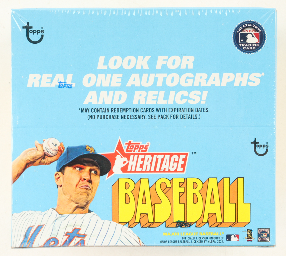 2021 Topps Heritage Baseball Retail Box with (24) Packs at PristineAuction.com 2021 Topps Heritage Baseball Retail Box with (24) Packs at PristineAuction.com