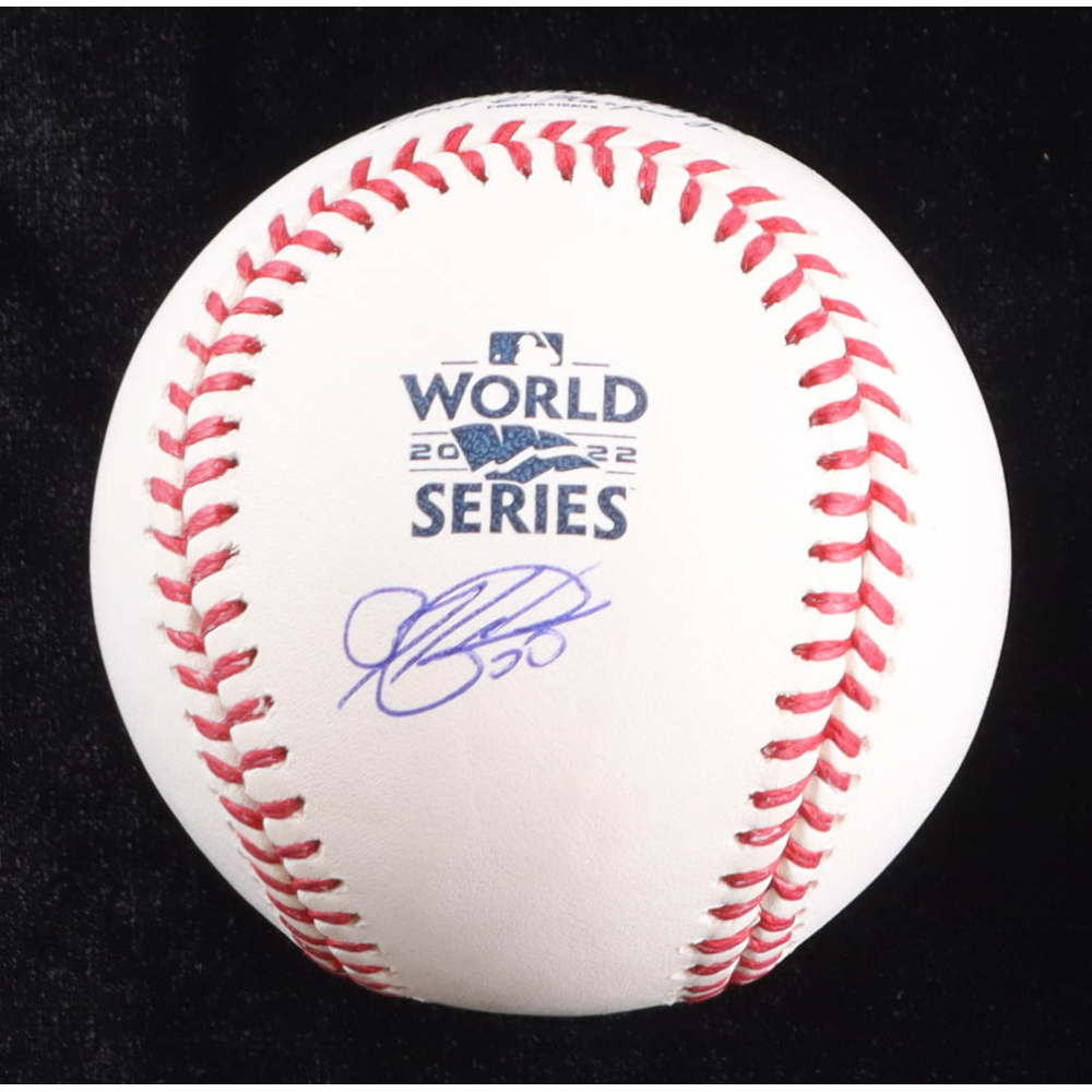 Hector Neris Signed 2022 World Series Baseball (JSA) at PristineAuction.com