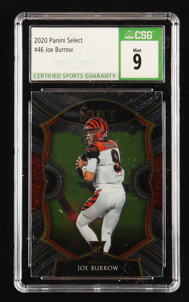 Joe Burrow 2020 Select #46 RC (CSG 9) at PristineAuction.com Joe Burrow 2020 Select #46 RC (CSG 9) at PristineAuction.com