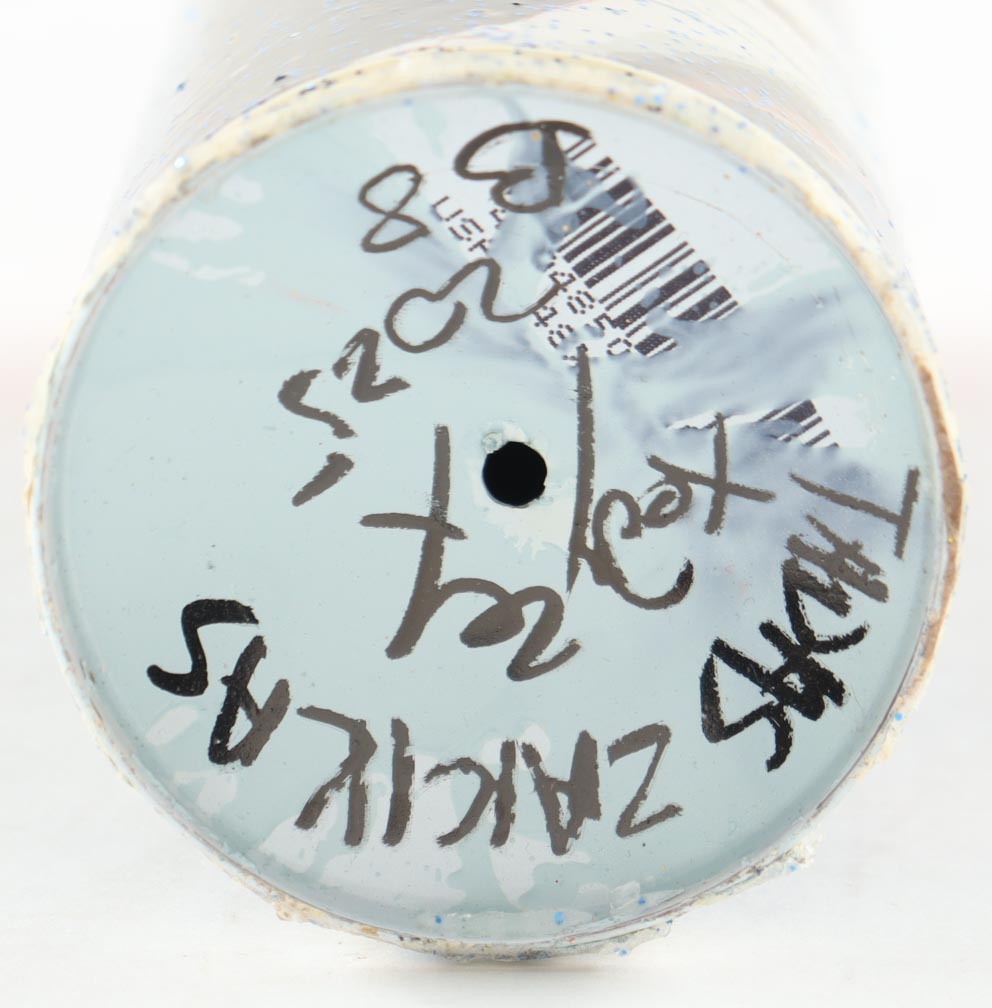 Tadas Zaicikas Signed "CAN_B8" Spray Paint Can (Zaicikas) at PristineAuction.com Tadas Zaicikas Signed "CAN_B8" Spray Paint Can (Zaicikas) at PristineAuction.com