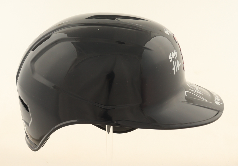 Manny Ramirez Signed Red Sox Full-Size Batting Helmet with Multiple Inscriptions (Beckett) at PristineAuction.com Manny Ramirez Signed Red Sox Full-Size Batting Helmet with Multiple Inscriptions (Beckett) at PristineAuction.com