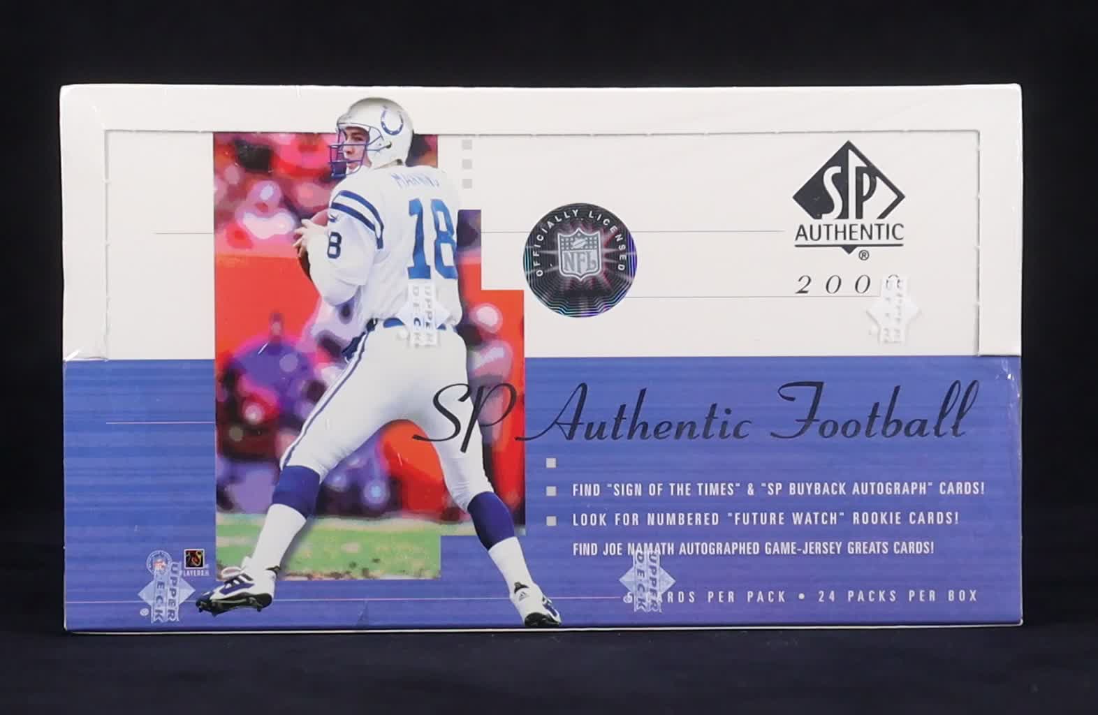 2000 Upper Deck SP Authentic Football Hobby Boxes (Factory Sealed) at PristineAuction.com 2000 Upper Deck SP Authentic Football Hobby Boxes (Factory Sealed) at PristineAuction.com