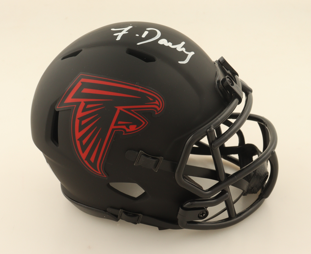 Frank Darby Signed Falcons Eclipse Alternate Speed Mini Helmet (JSA) at PristineAuction.com Frank Darby Signed Falcons Eclipse Alternate Speed Mini Helmet (JSA) at PristineAuction.com