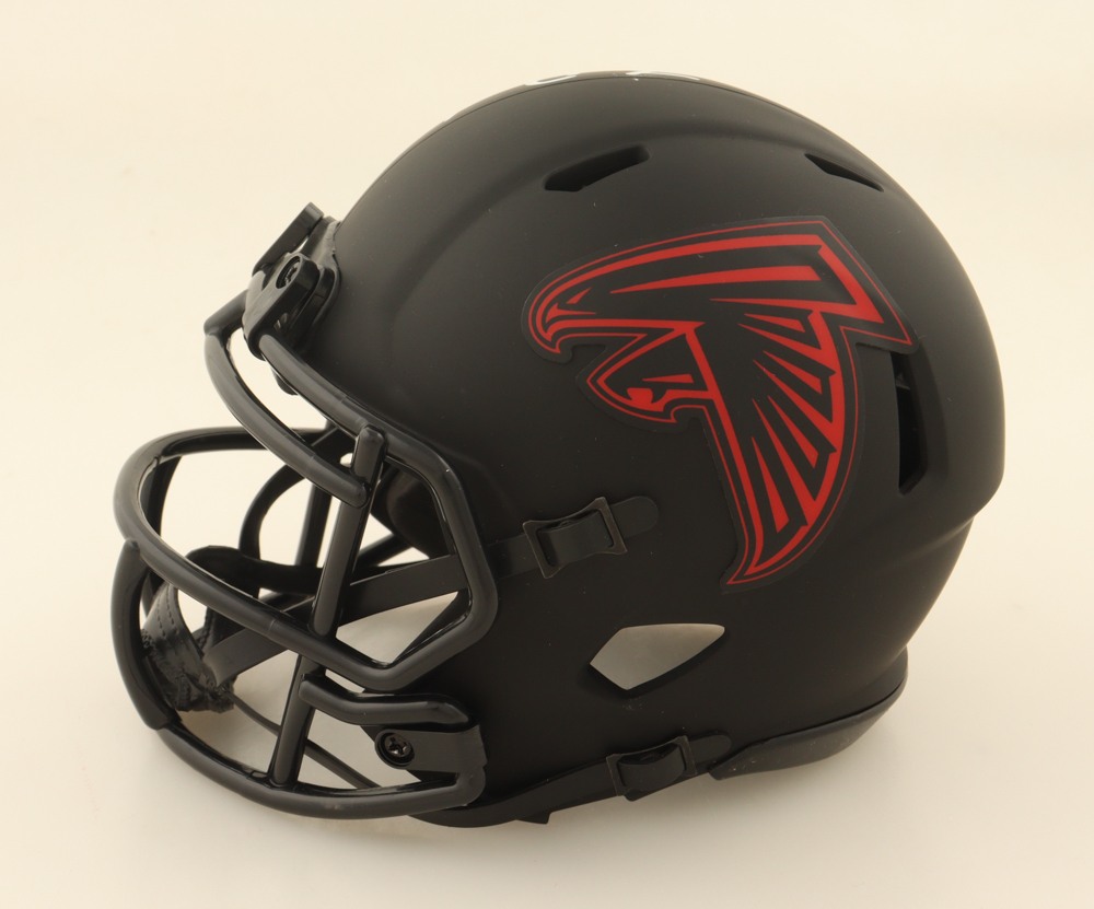 Frank Darby Signed Falcons Eclipse Alternate Speed Mini Helmet (JSA) at PristineAuction.com Frank Darby Signed Falcons Eclipse Alternate Speed Mini Helmet (JSA) at PristineAuction.com