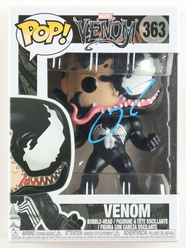 Tom Hardy Signed "Venom" #363 Venom Funko Pop! Bobble-Head Vinyl Figure (Beckett) at PristineAuction.com Tom Hardy Signed "Venom" #363 Venom Funko Pop! Bobble-Head Vinyl Figure (Beckett) at PristineAuction.com
