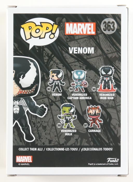 Tom Hardy Signed "Venom" #363 Venom Funko Pop! Bobble-Head Vinyl Figure (Beckett) at PristineAuction.com Tom Hardy Signed "Venom" #363 Venom Funko Pop! Bobble-Head Vinyl Figure (Beckett) at PristineAuction.com