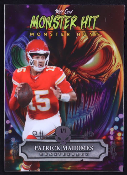 Patrick Mahomes II 2024 Wild Card Haunted Hits Monster Hunt Rainbow #MHPPM #1/1 at PristineAuction.com Patrick Mahomes II 2024 Wild Card Haunted Hits Monster Hunt Rainbow #MHPPM #1/1 at PristineAuction.com