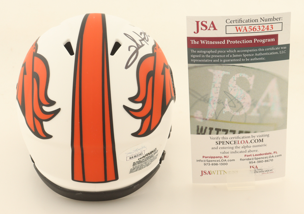 Clinton Portis Signed Washington Lunar Eclipse Alternate Speed Mini Helmet (JSA) at PristineAuction.com Clinton Portis Signed Washington Lunar Eclipse Alternate Speed Mini Helmet (JSA) at PristineAuction.com