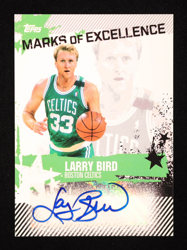 Larry Bird 2006-07 Topps Marks of Excellence #LB at PristineAuction.com Larry Bird 2006-07 Topps Marks of Excellence #LB at PristineAuction.com