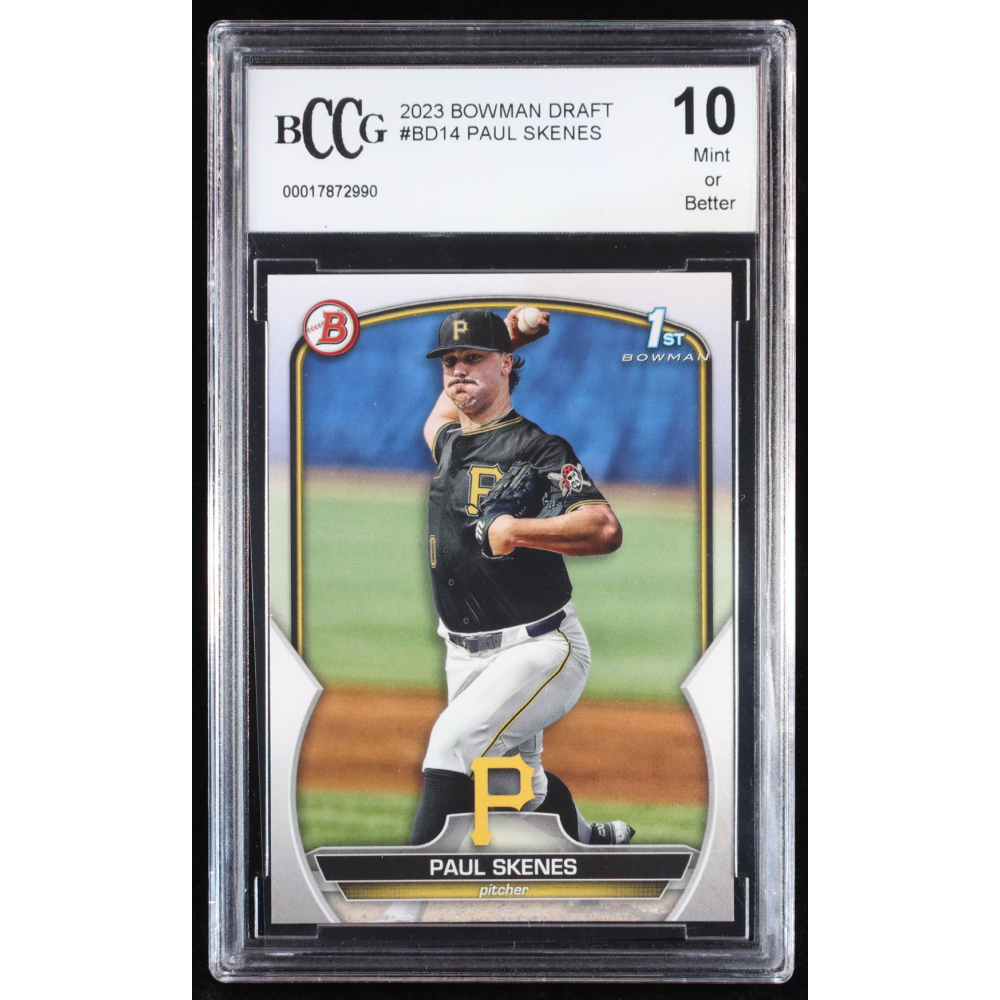 Paul Skenes 2023 Bowman Draft #BD14 RC (BCCG 10) at PristineAuction.com