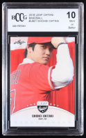 Shohei Ohtani 2018 Leaf Ohtani Baseball #LB01 RC (BCCG 10) at PristineAuction.com