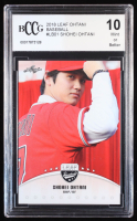 Shohei Ohtani 2018 Leaf Ohtani Baseball #LB01 RC (BCCG 10) at PristineAuction.com