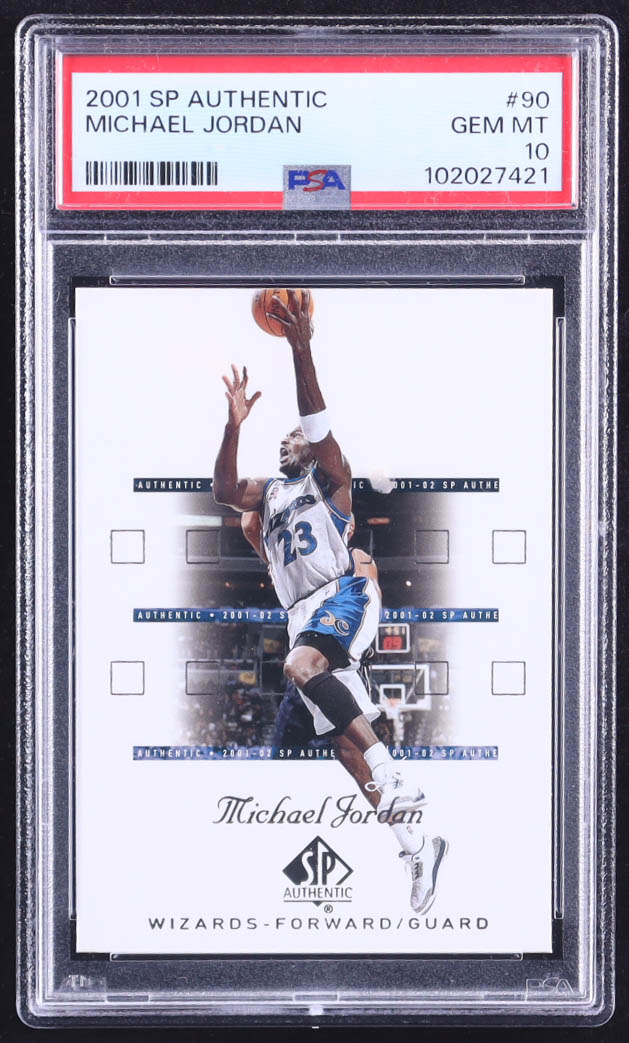 Michael Jordan 2001-02 SP Authentic #90 (PSA 10) at PristineAuction.com Michael Jordan 2001-02 SP Authentic #90 (PSA 10) at PristineAuction.com