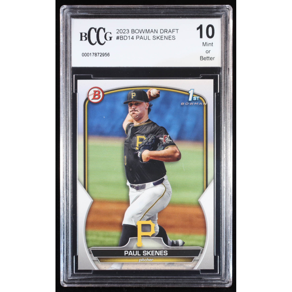 Paul Skenes 2023 Bowman Draft #BD14 RC (BCCG 10) at PristineAuction.com
